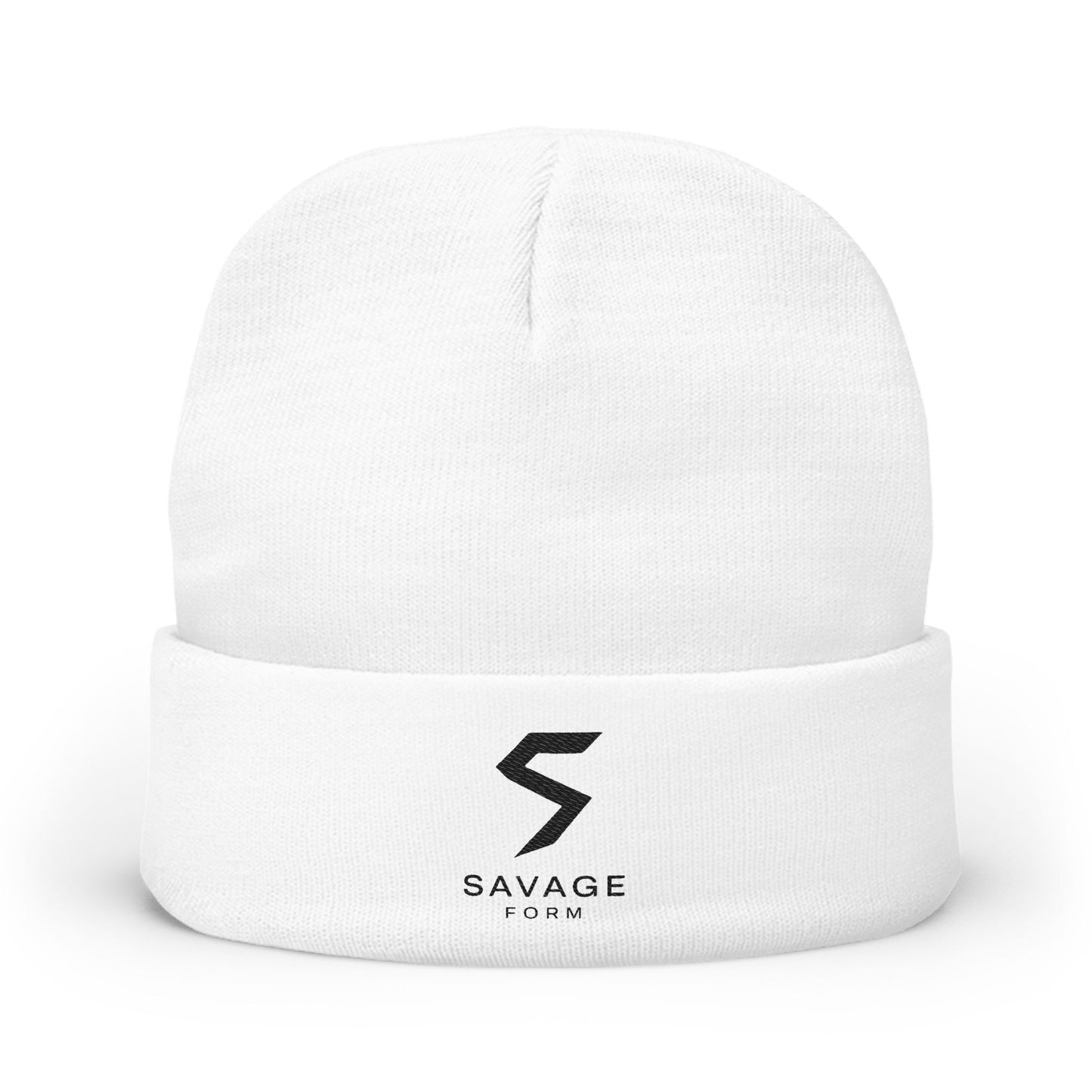 Stylish Embroidered Knit Beanie