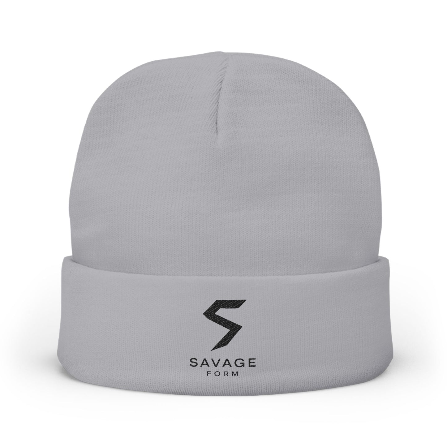 Stylish Embroidered Knit Beanie