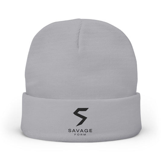 Stylish Embroidered Knit Beanie