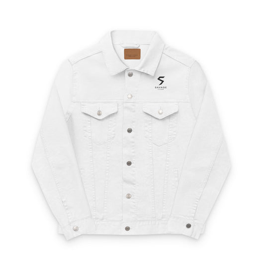 Savage Vibes Embroidered Denim Jacket
