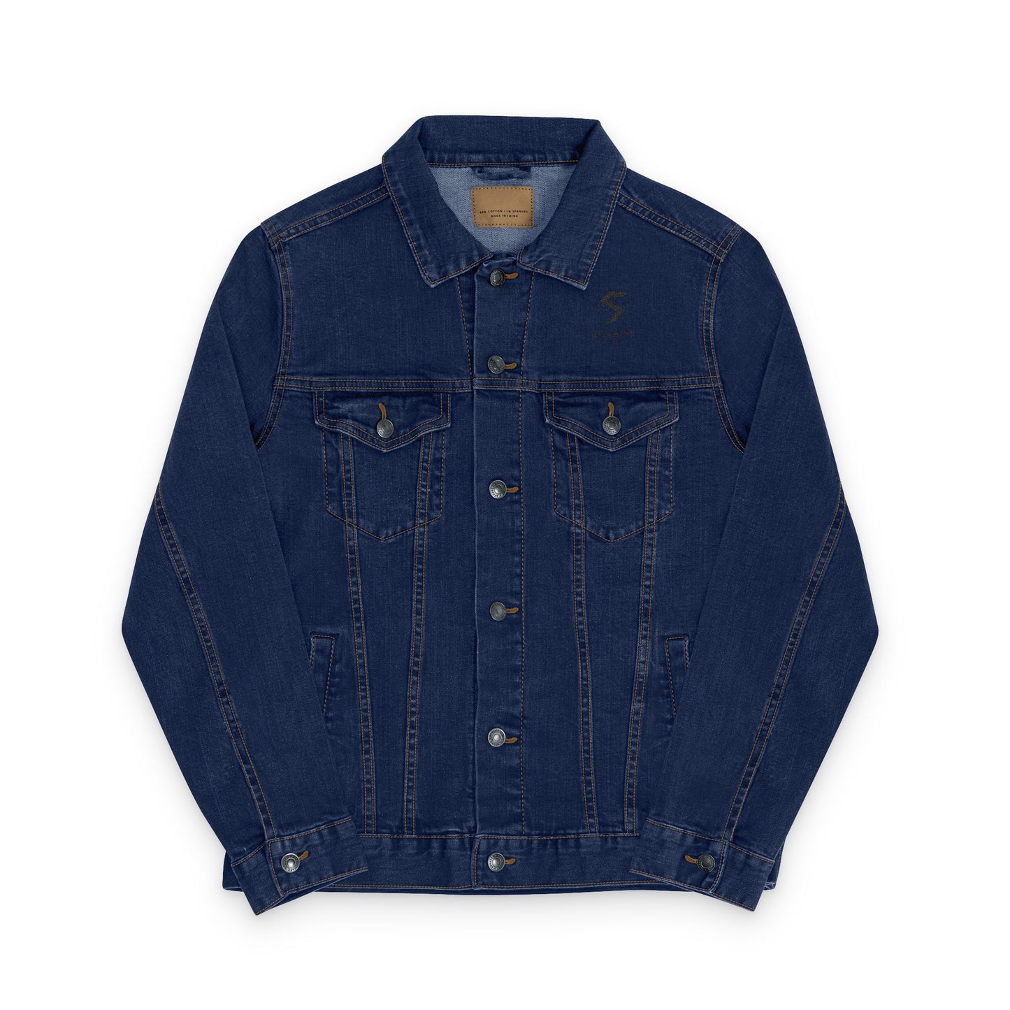 Savage Vibes Embroidered Denim Jacket