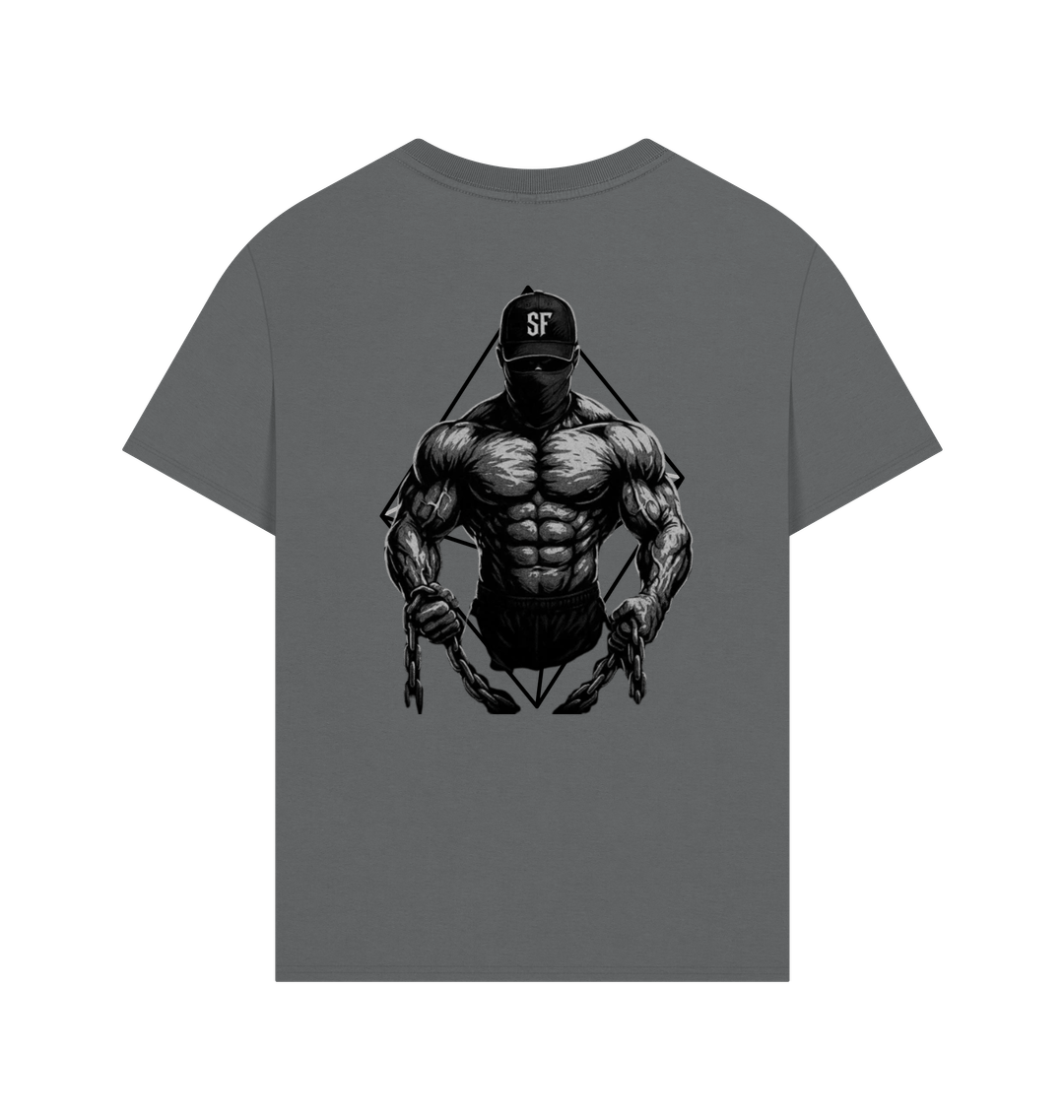 Slate Grey Printed T-shirt
