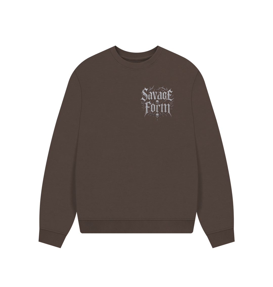Chocolate Printed Sweater