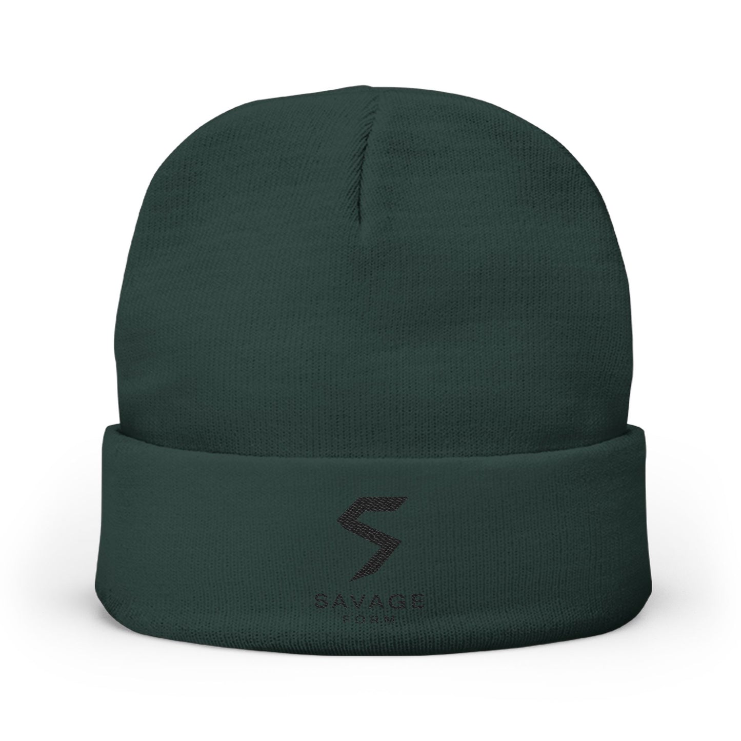 Stylish Embroidered Knit Beanie