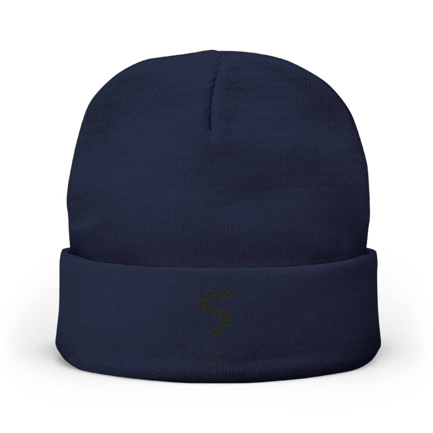 Stylish Embroidered Knit Beanie