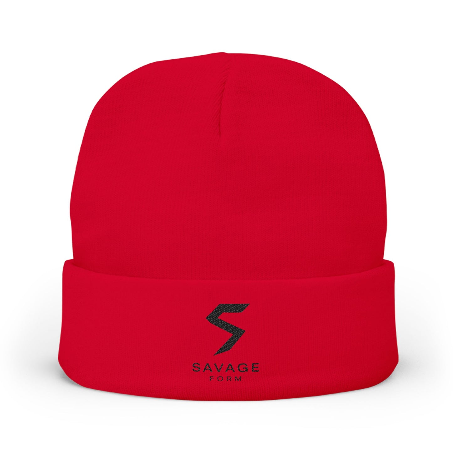 Stylish Embroidered Knit Beanie