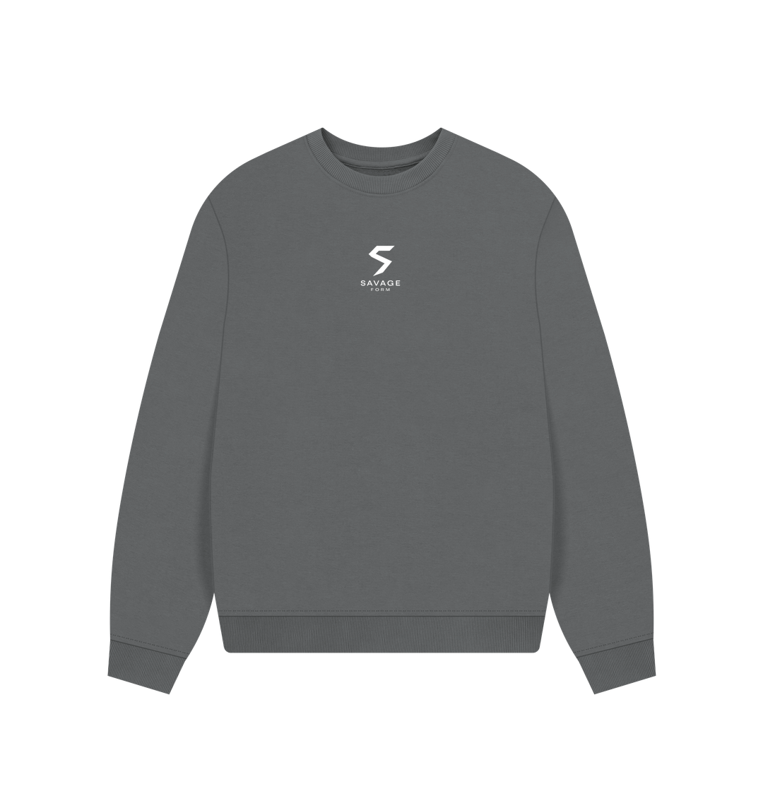 Slate Grey Printed Sweater